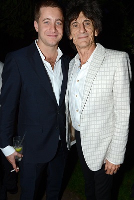 Tyrone and his father Ronnie Wood. Know about Tyrone's career, profession